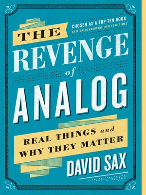 cover image of The Revenge of Analog